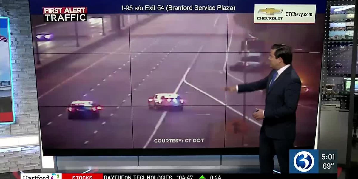 Man killed in Branford I-95 rest area exit crash [Video]