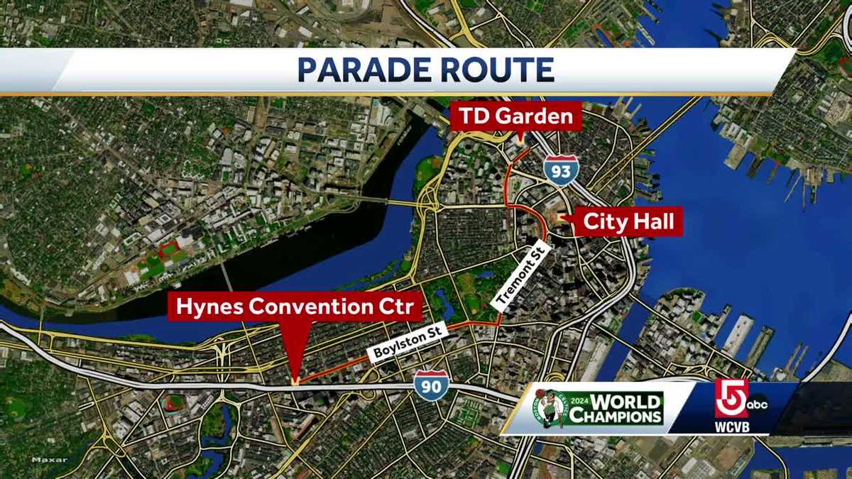 Here’s the route for the Boston Celtics duck boat parade [Video]