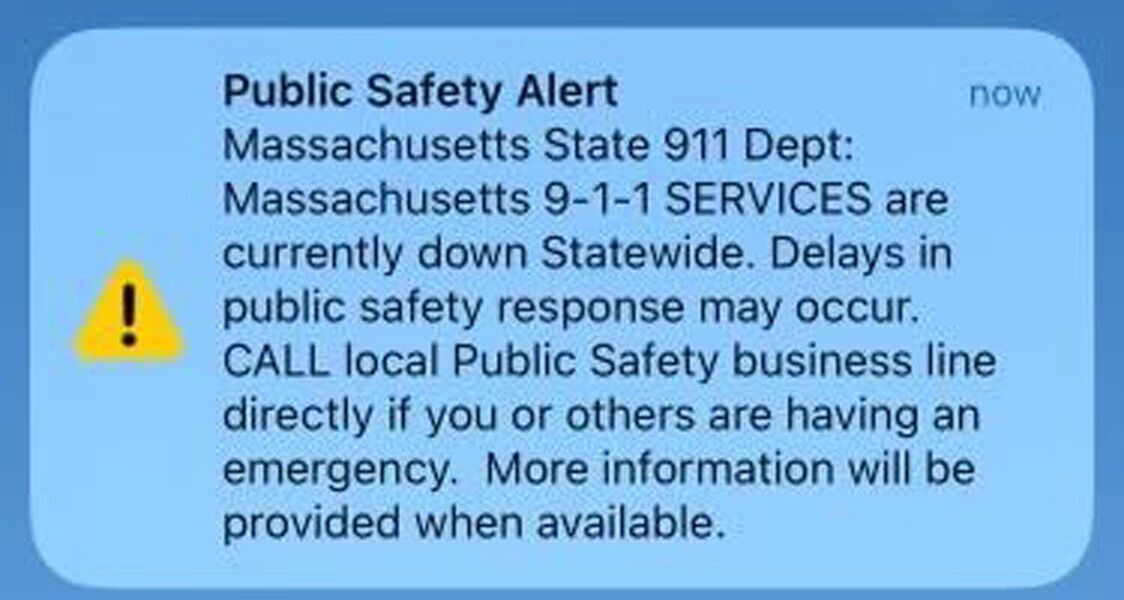 911 System Goes Dark For Several Hours Across All Of Massachusetts [Video]
