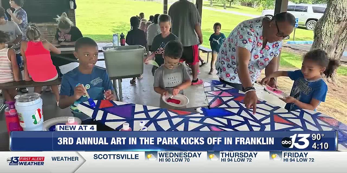 Franklin-Simpson Parks and Recreation begins summer Art in the Park program [Video]