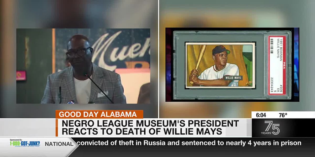Negro League Museum’s president reacts to death of Willie Mays [Video]
