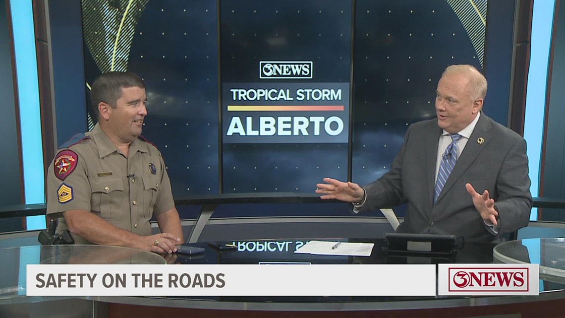 DPS Trooper Harold ‘Rob’ Mallory talks with Mike about road safety in these conditions [Video]