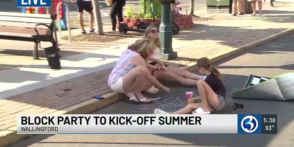 Wallingfords block party supports local businesses [Video]