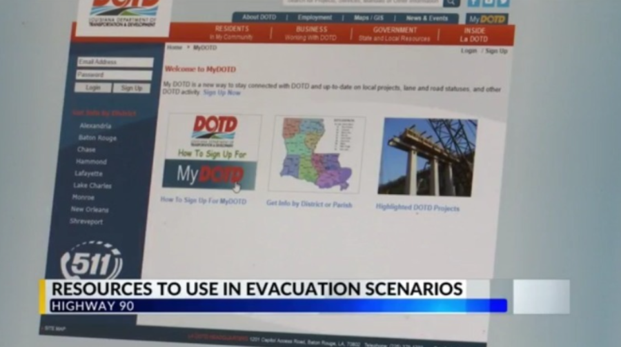 DOTD talks navigating Highway 90 during hurricane evacuation [Video]
