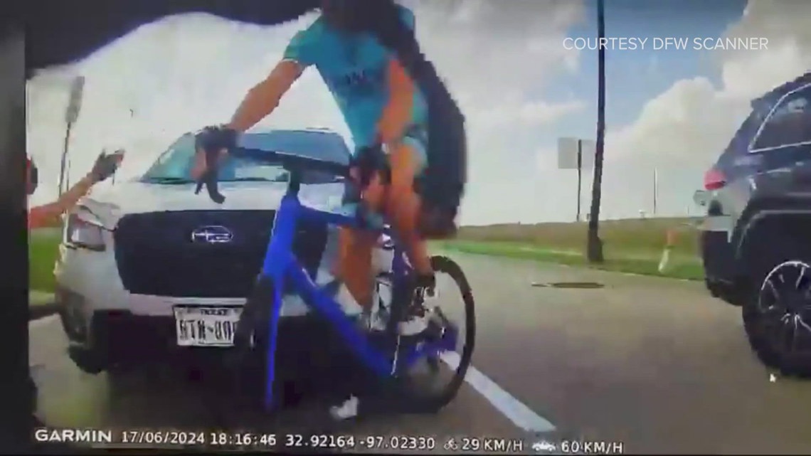 WATCH: DWI driver hits, runs over cyclist near DFW airport [Video]