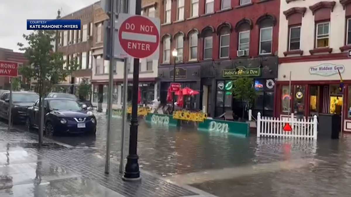 Rain causes flooding, sinkholes across city and town of Plattsburgh [Video]