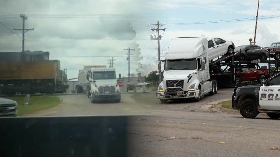 Semi-trucks stall out on railway in Tye, Abilene 1 day apart [Video]