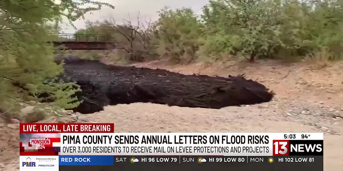 Pima County levee project underway to remove sediment from 2020 Bighorn Fire [Video]