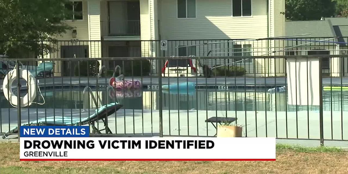 Coroner identifies drowning victim at Greenville apartment complex [Video]