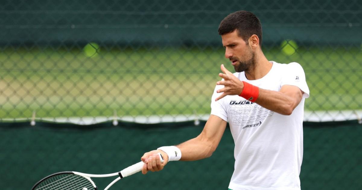 Novak Djokovic makes Wimbledon claim after two-hour practice session at SW19 [Video]