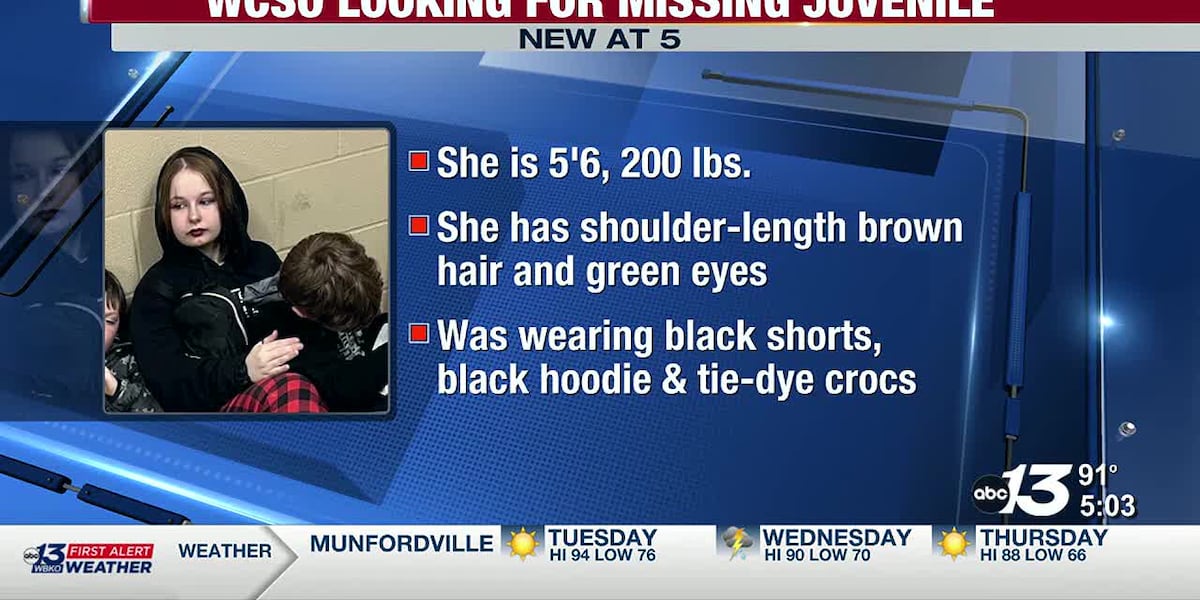 WCSO looking for missing juvenile [Video]