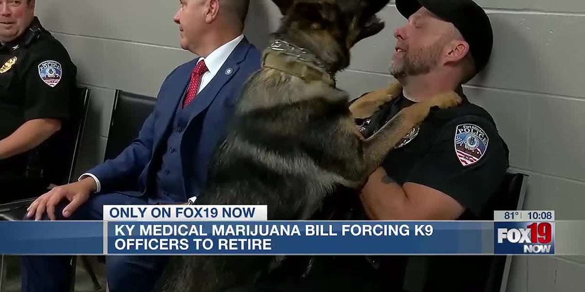 Kentucky marijuana law forcing K-9 officers to retire [Video]