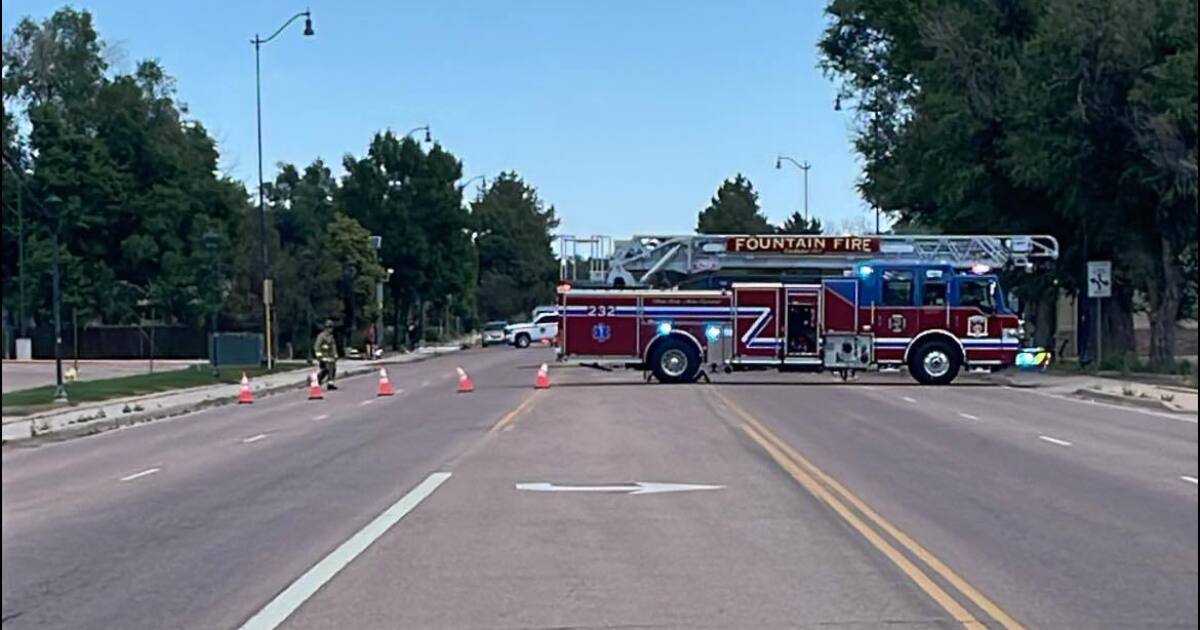 The City of Fountain Fire Department reports a gas leak evacuation [Video]