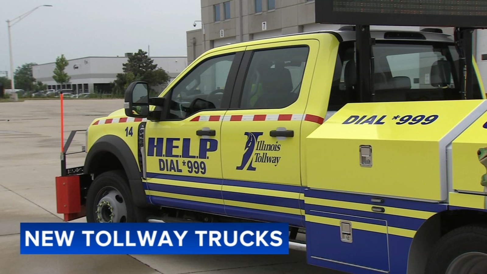 Illinois Tollway unveils fleet of new trucks with enhanced safety features like lane clearing blades, mounted cameras [Video]