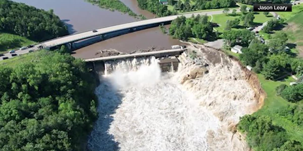 Aerials: Dam in ‘imminent failure condition’ [Video]