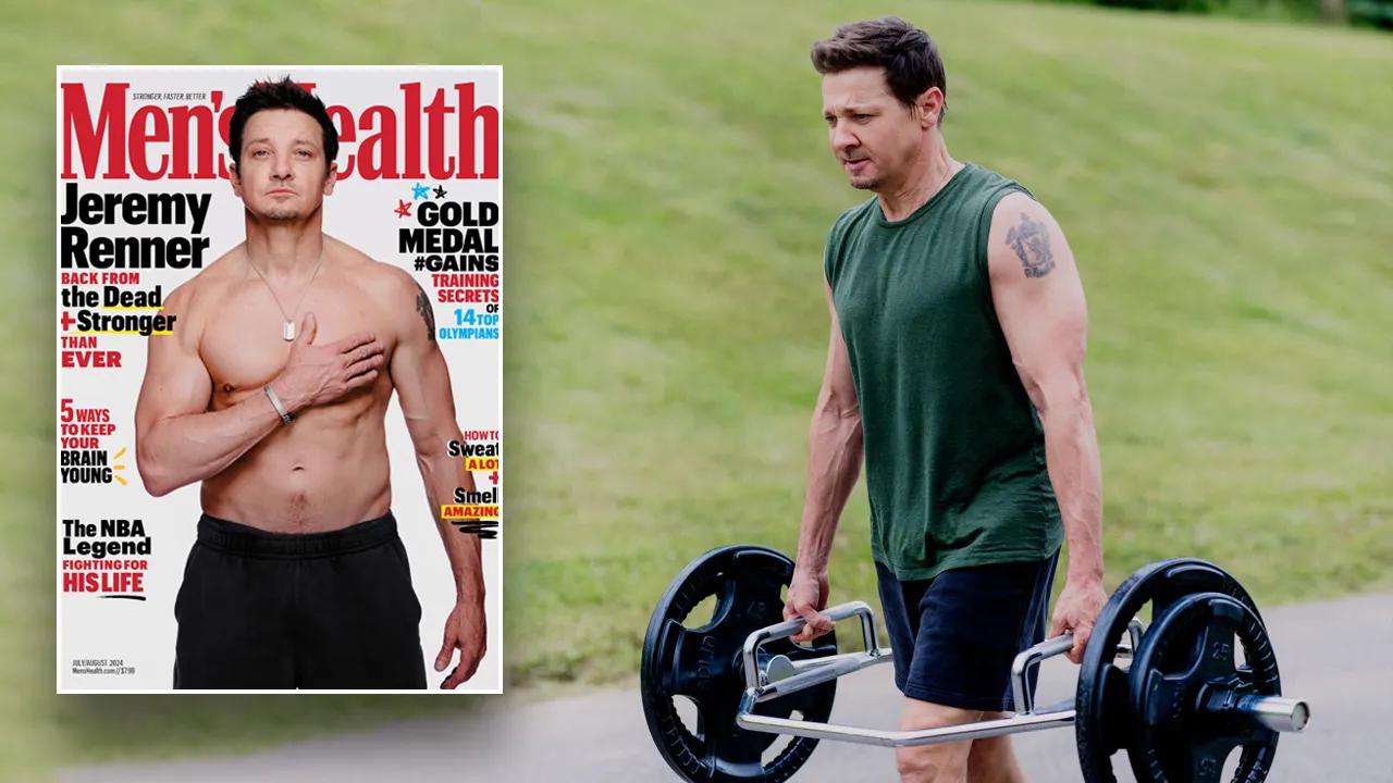 Jeremy Renner goes shirtless, revealing scars from near-fatal snowplow accident: 