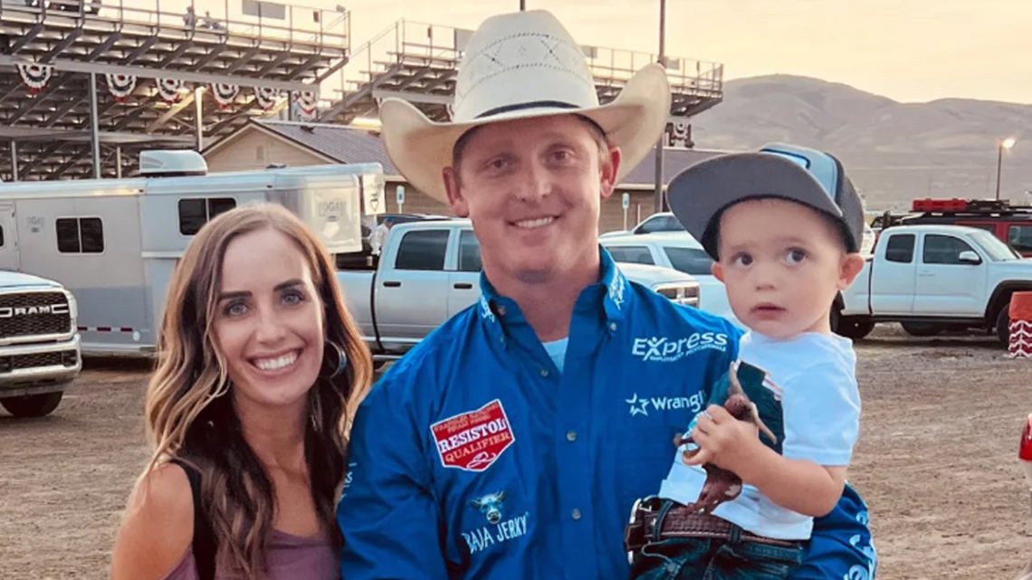 Rodeo Star Spencer Wright Honors Son Levi at His Funeral After Fatal Toy Tractor Accident [Video]