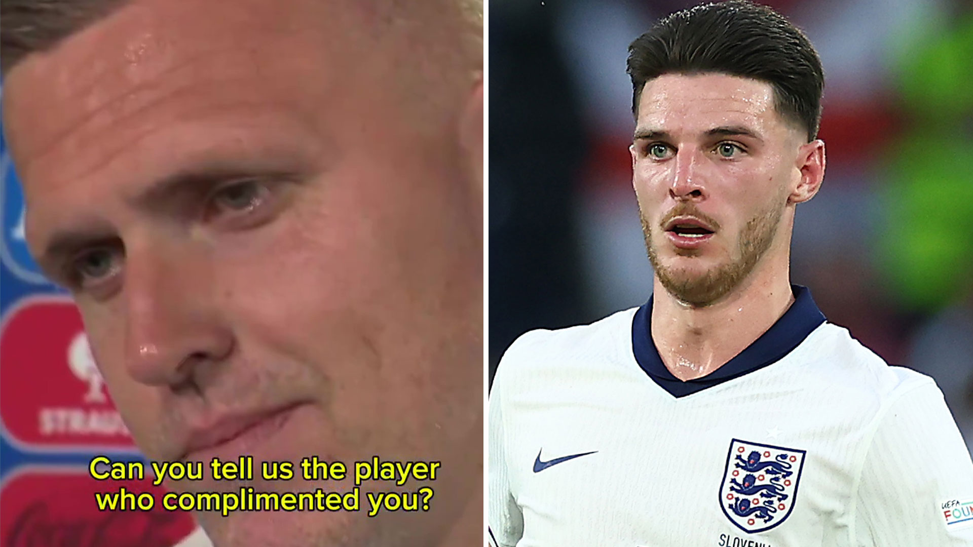 Slovenia star who suffered with depression reveals heartwarming moment with Declan Rice before England clash [Video]