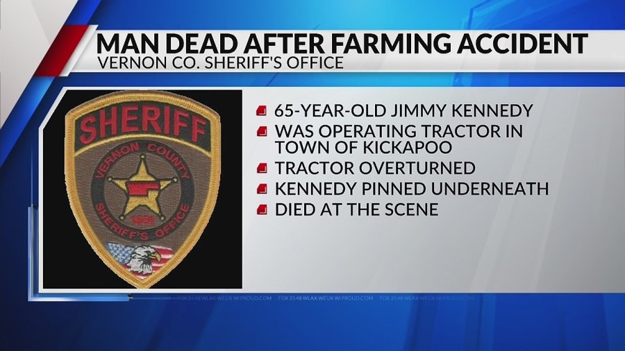 Man dead after farming accident in Vernon County [Video]