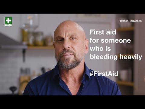 First aid for someone who is bleeding heavily | First aid training online | British Red Cross [Video]