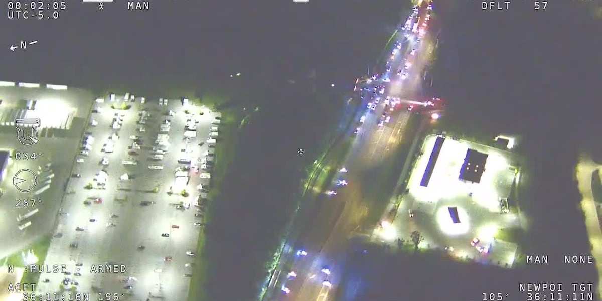 Helicopter video released after suspects fired more than 30 shots at Nashville officers
