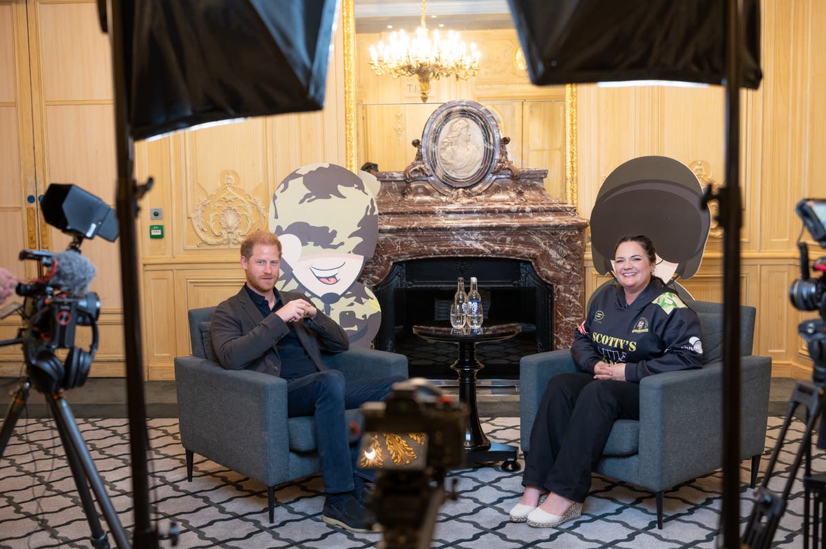 Prince Harry opens up about dealing with grief in emotional conversation with war widow [Video]