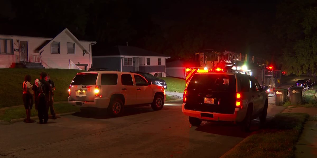 Two people escape overnight house fire in North Omaha [Video]
