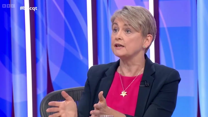 BBC viewer clashes with Yvette Cooper over yes or no answer | News [Video]
