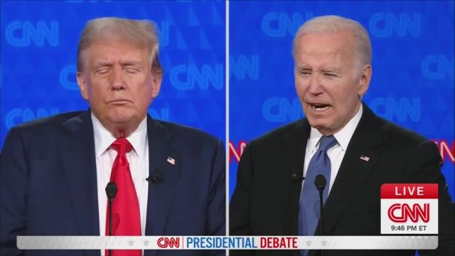 Molesting a woman in public  having sex with a porn star: Biden invokes Trumps legal issues at CNN debate. [Video]