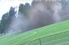 Watch Sinkhole Turn Soccer Pitch Into Terrifying Field Of Screams [Video]