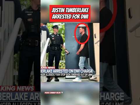Justin Timberlake arrested for DWI 😱 [Video]