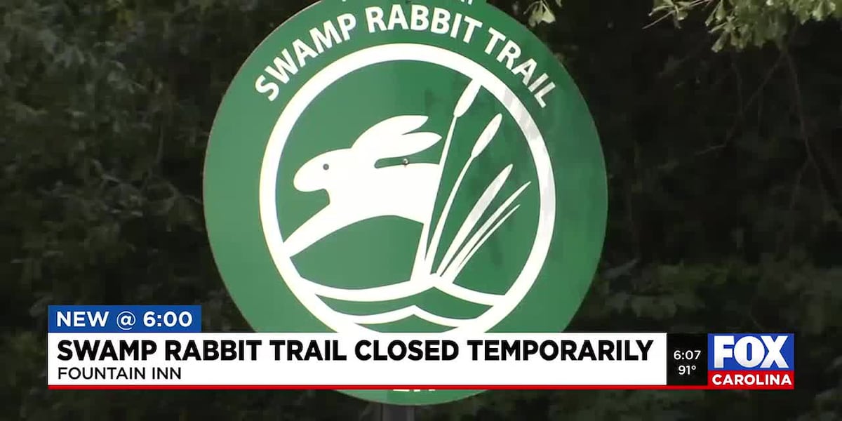 Fountain Inn section of Swamp Rabbit Trail temporarily closed [Video]