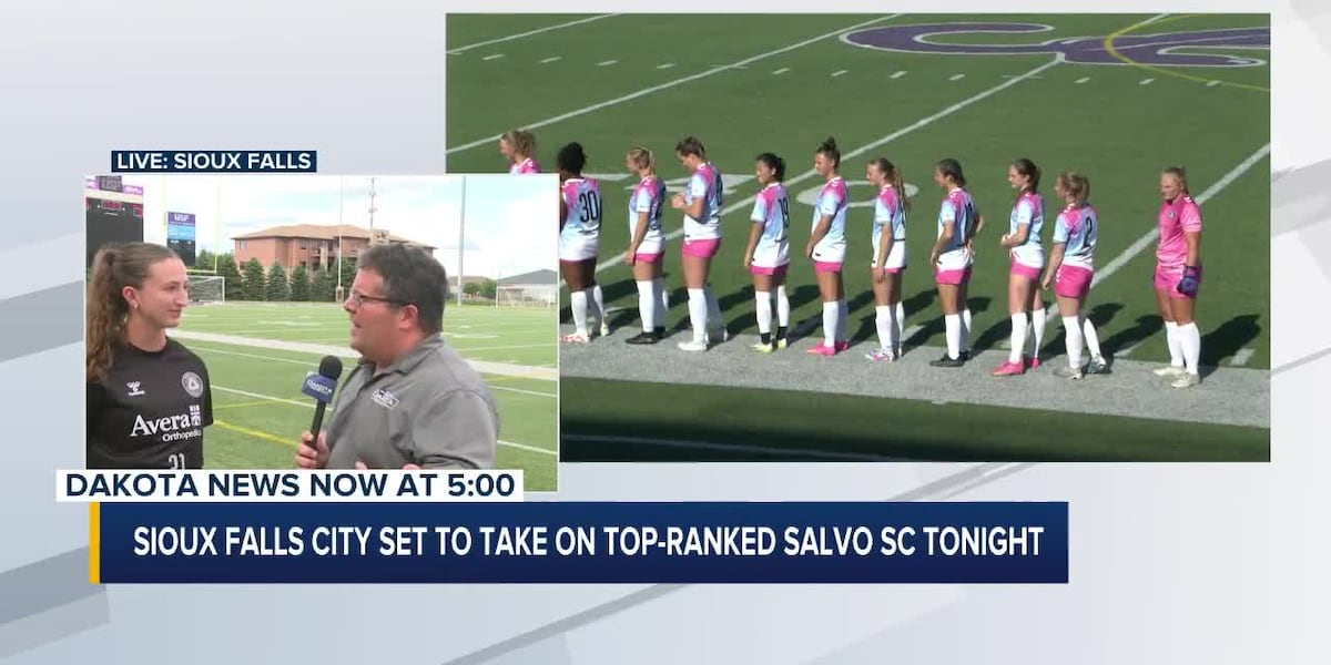 Sioux Falls City Football Club prepares to face top-ranked Salvo SC [Video]