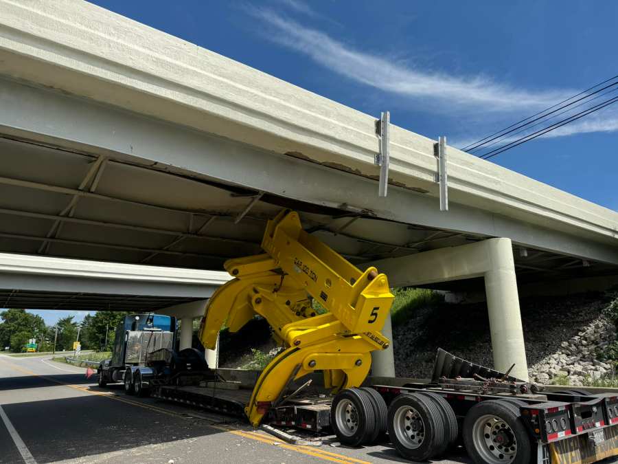 Truck crashes into bridge in Medina County, causing road closures: OSHP [Video]