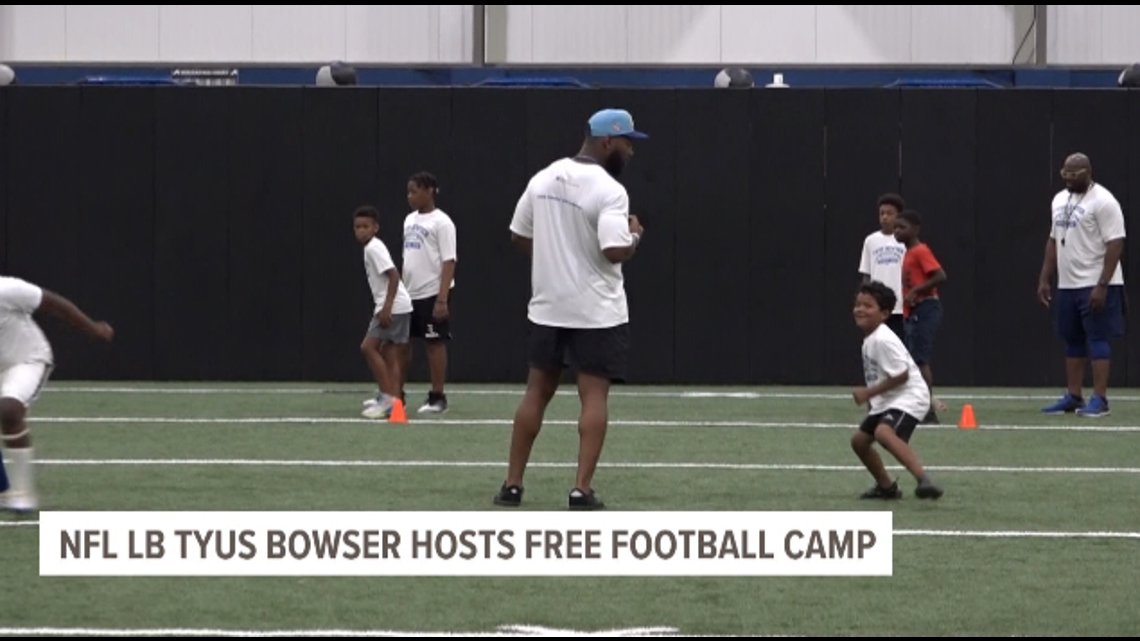 Ravens Linebacker Tyus Bowser hosts kids’ football camp [Video]