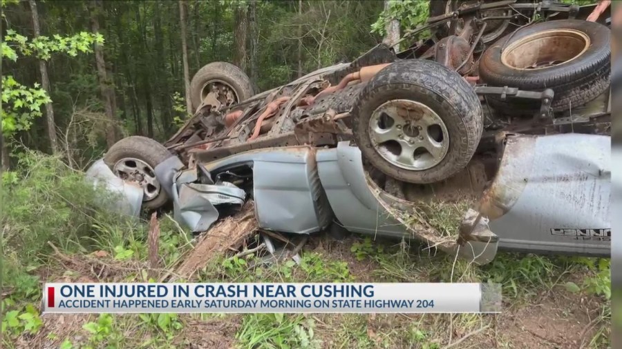 1 injured after State Highway 204 crash near Cushing [Video]