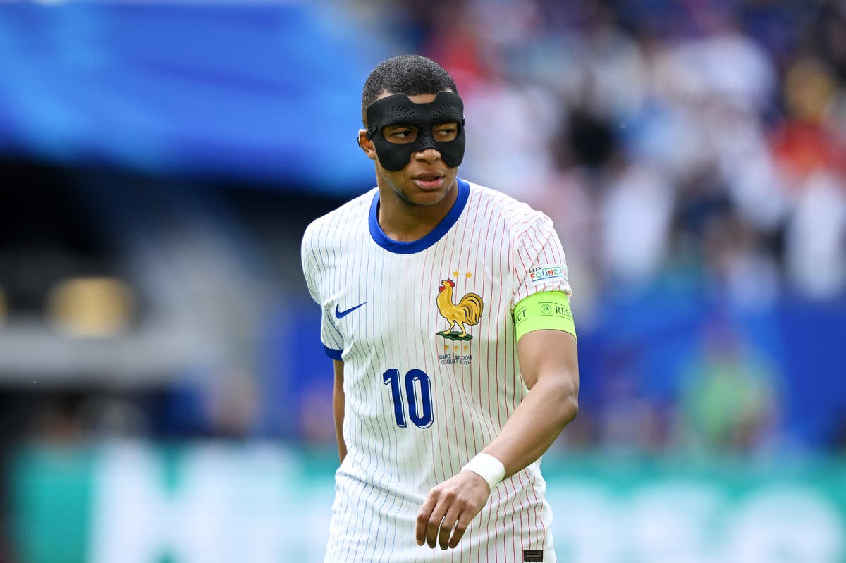 Why is Kylian Mbappe wearing a mask for France against Belgium at Euro 2024? [Video]