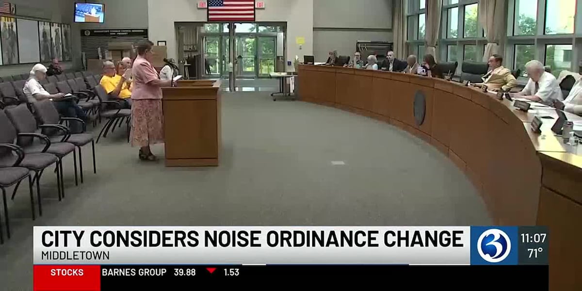 Middletown considers noise ordinance change [Video]