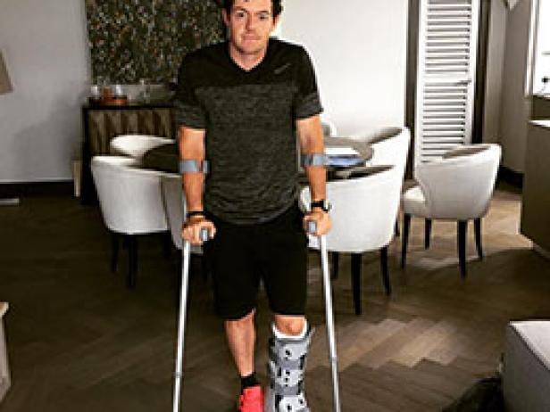 Rory McIlroy ruptures ankle ligament playing soccer, Open status questionable | Golf News and Tour Information [Video]