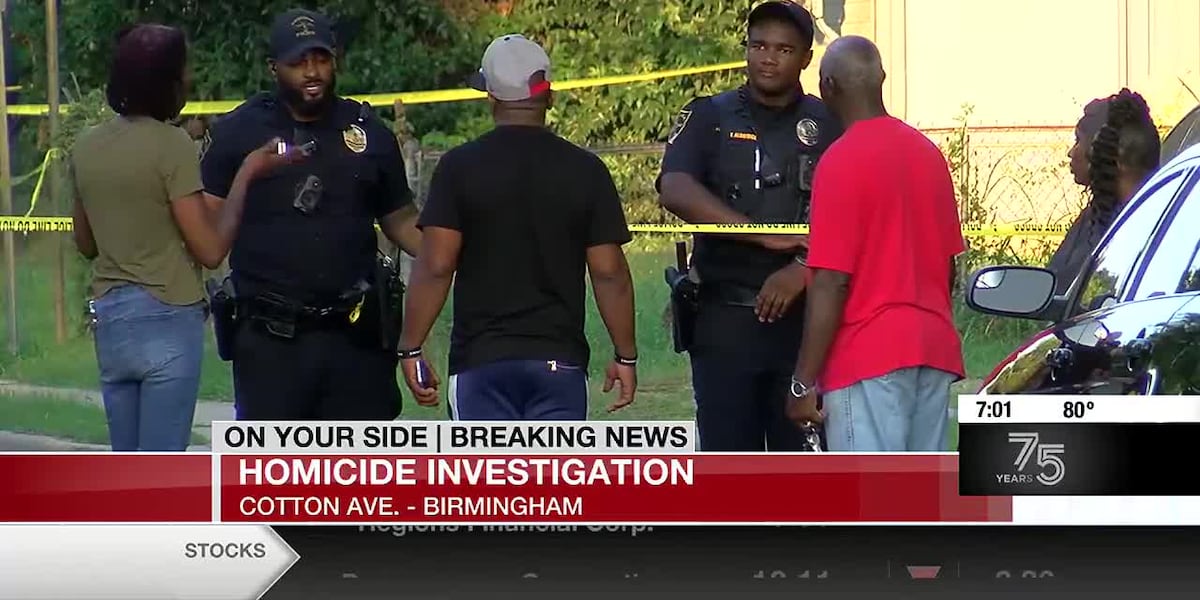 Homicide investigation on Cotton Ave. in Birmingham [Video]