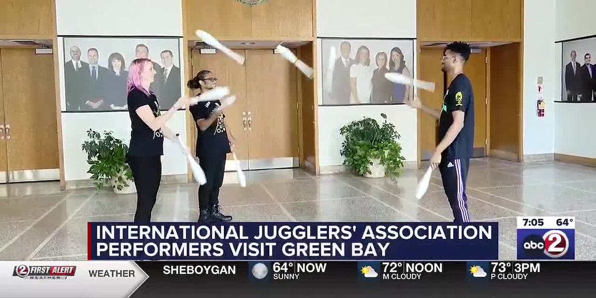 International Jugglers Association Festival demonstration on Action 2 News This Morning: LIVESTREAM [Video]