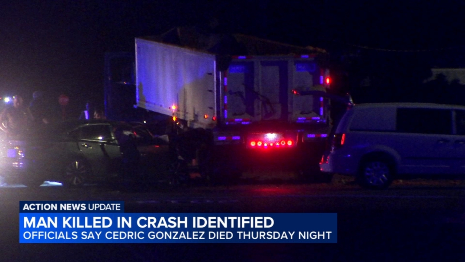 Man killed in Highway 41 crash involving semi-truck identified [Video]