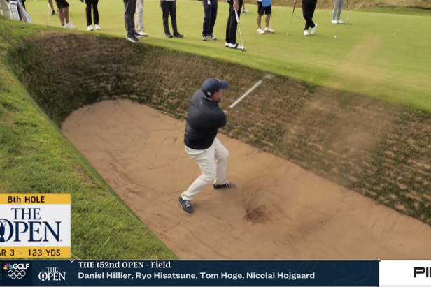 British Open 2024: Watch Johnson Wagner get buried alive in Royal Troons coffin bunker with Wyndham Clark on the call | Golf News and Tour Information [Video]