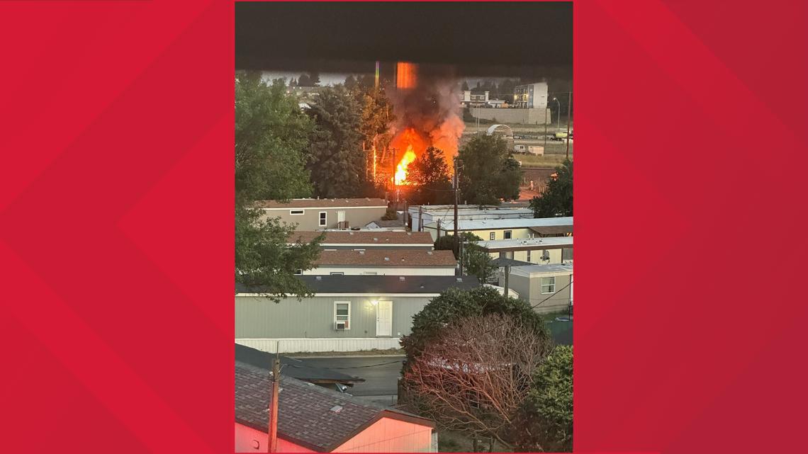 Reported trailer park fire breaks out in Spokane Valley [Video]