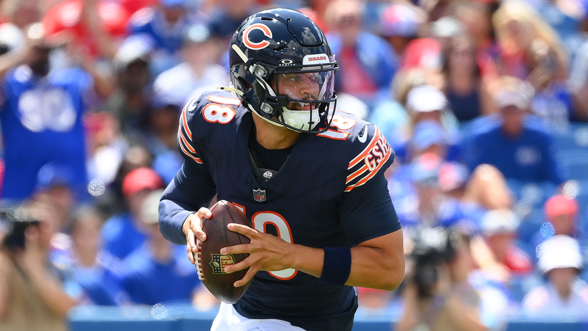 Caleb Williams ‘doing his best Patrick Mahomes impression’ with ridiculous pass in Bears’ blowout win over Bills [Video]